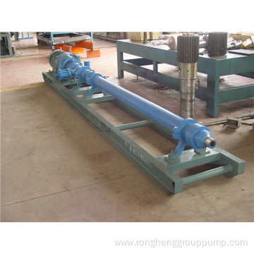 Single screw small oil and gas mixing pump